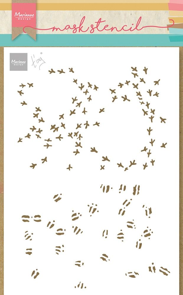 Marianne Design • Maskenschablonen Tiny's Vogel-Hirsch-Drucke