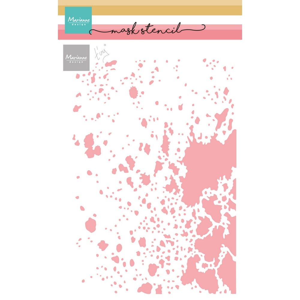 Marianne Design • Maskenschablonen für kleine Tintenflecken