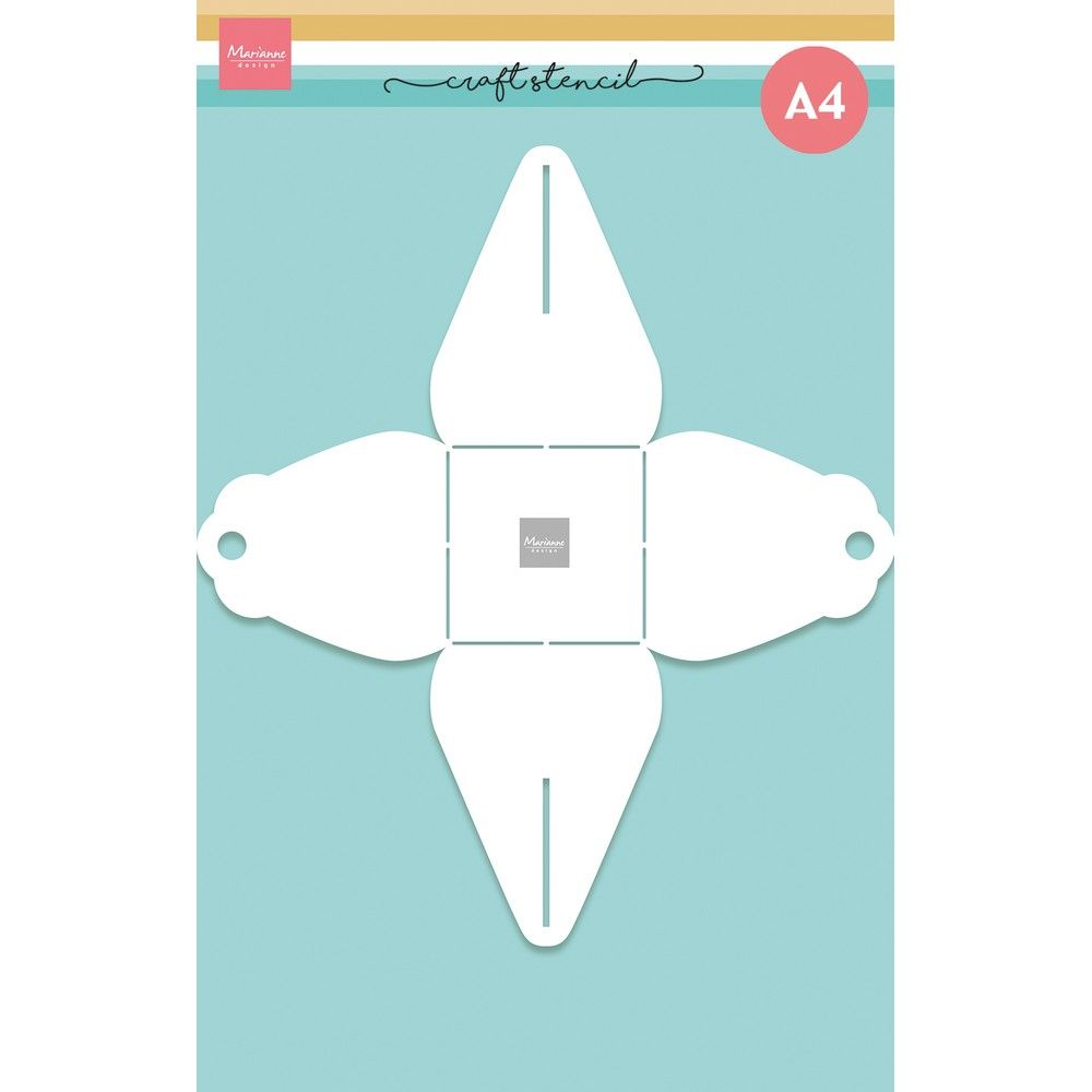 Marianne Design • Bastelschablonen-Bonbonbox