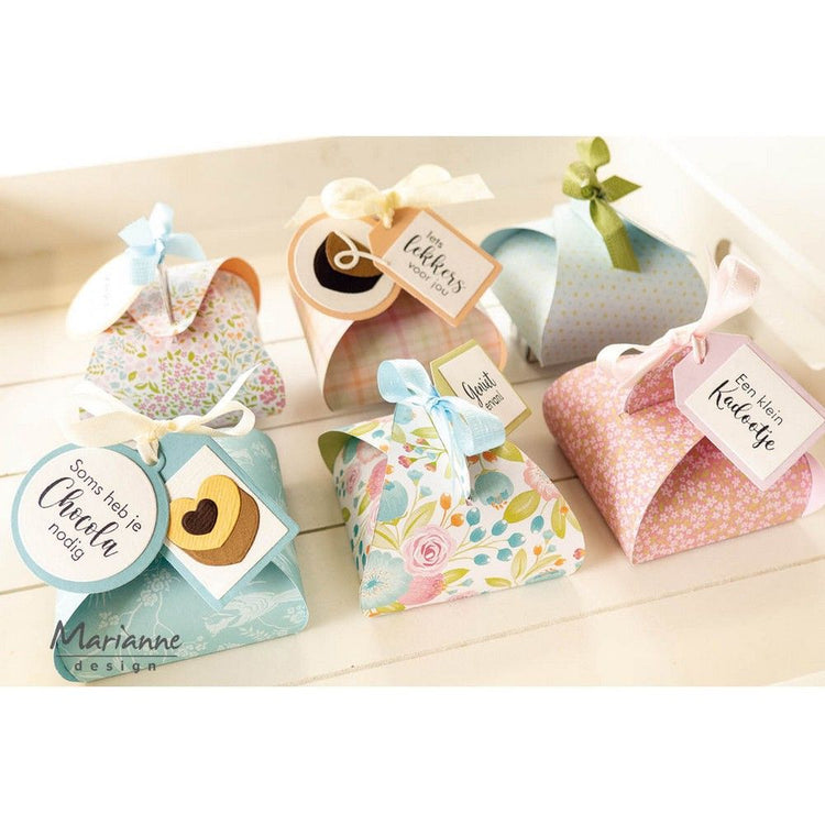Marianne Design • Bastelschablonen-Bonbonbox
