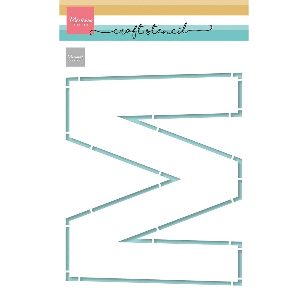 Marianne Design • Bastelschablone M-Buchstabe