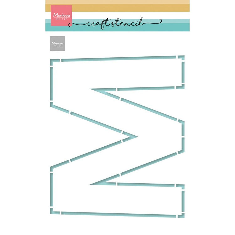 Marianne Design • Bastelschablone M-Buchstabe