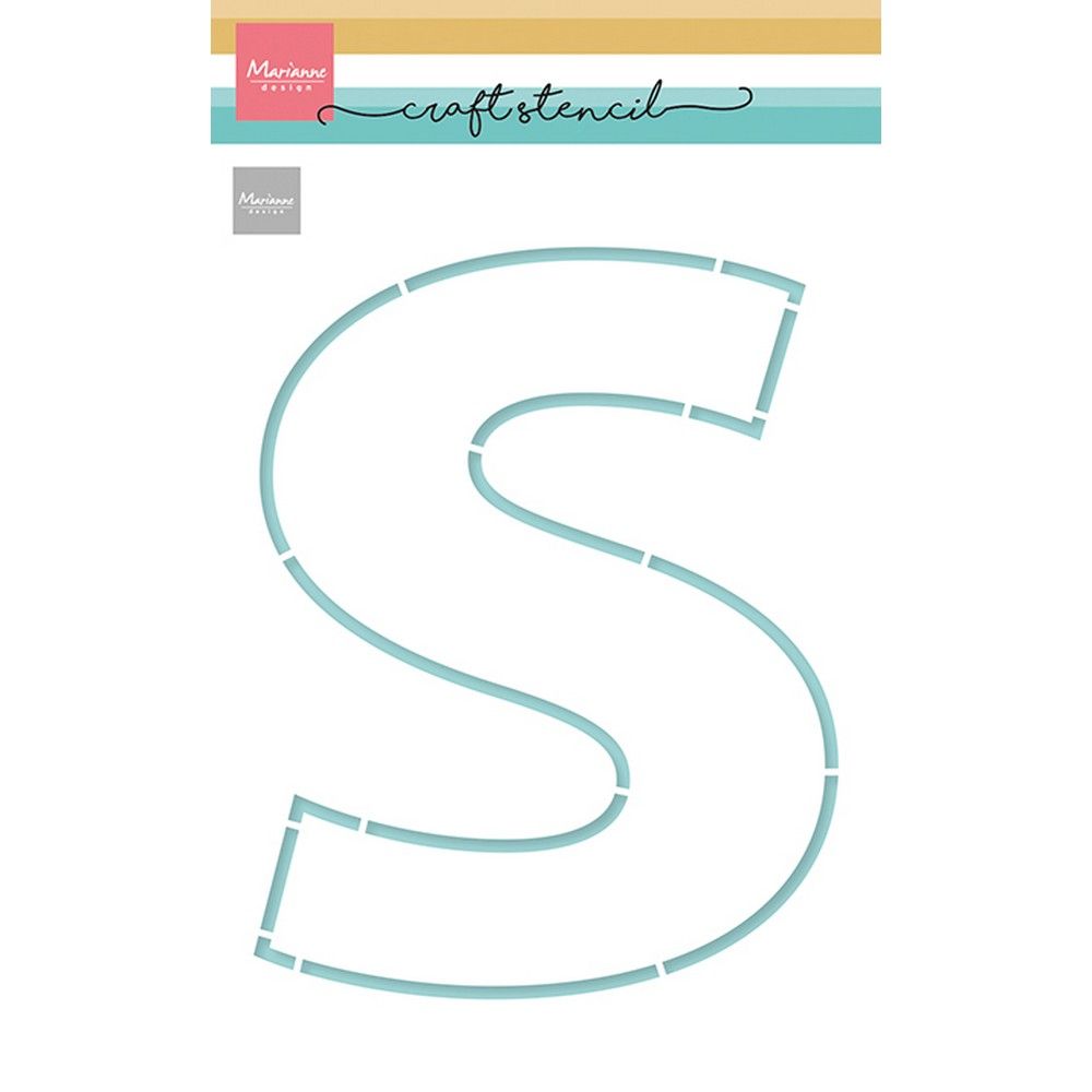 Marianne Design • Bastelschablonen S-Buchstabe
