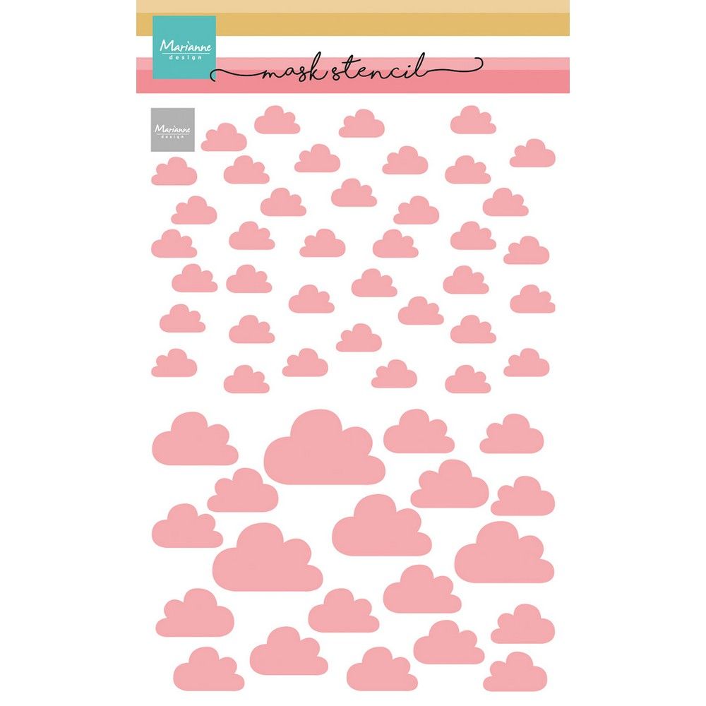 Marianne Design • Maskenschablonenwolken