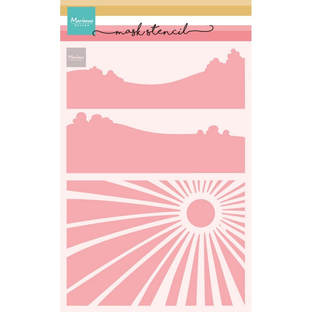 Marianne Design • Maskenschablone, Picknicklandschaft