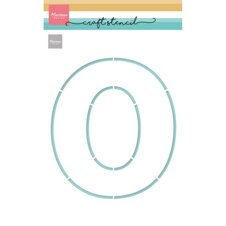 Marianne Design • Bastelschablone Buchstabe O (Oma- und Opa-Tag)