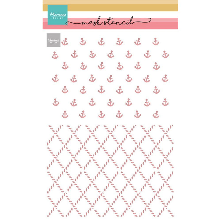 Marianne Design • Maskenschablone 2-lagig nautisch