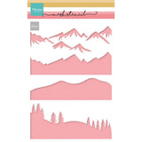 Marianne Design • Maskenschablone Berglandschaft - afbeelding 1