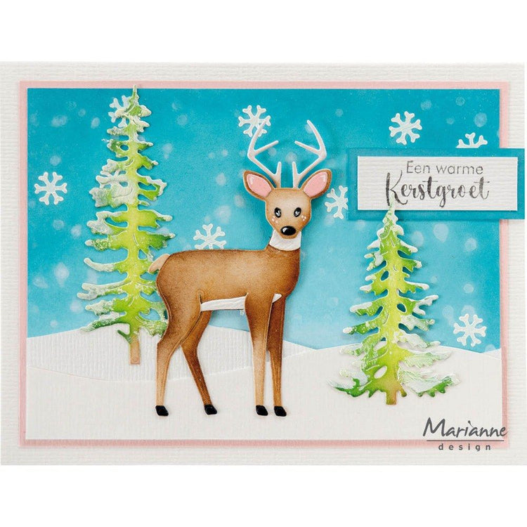 Marianne Design • Maskenschablone Berglandschaft