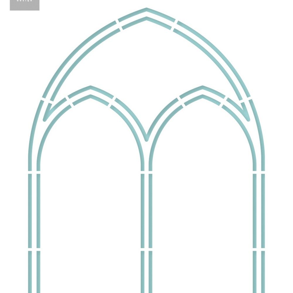 Marianne Design • Bastelschablonen Kirchenfenster