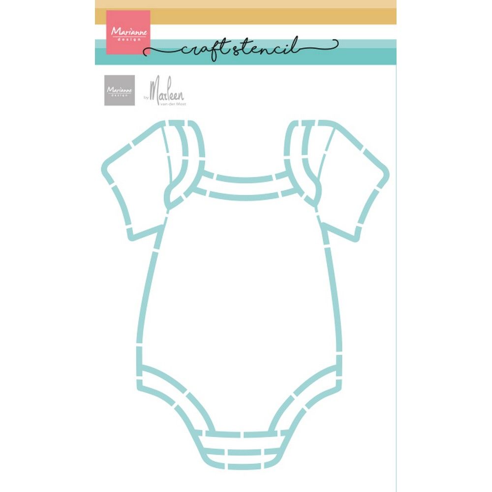 Marianne Design • Bastelschablonen-Strampler von Marleen