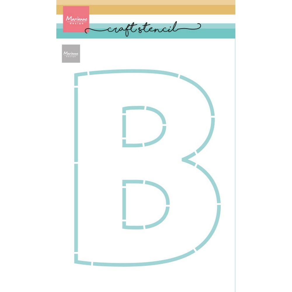 Marianne Design • Bastelschablone Buchstabe B