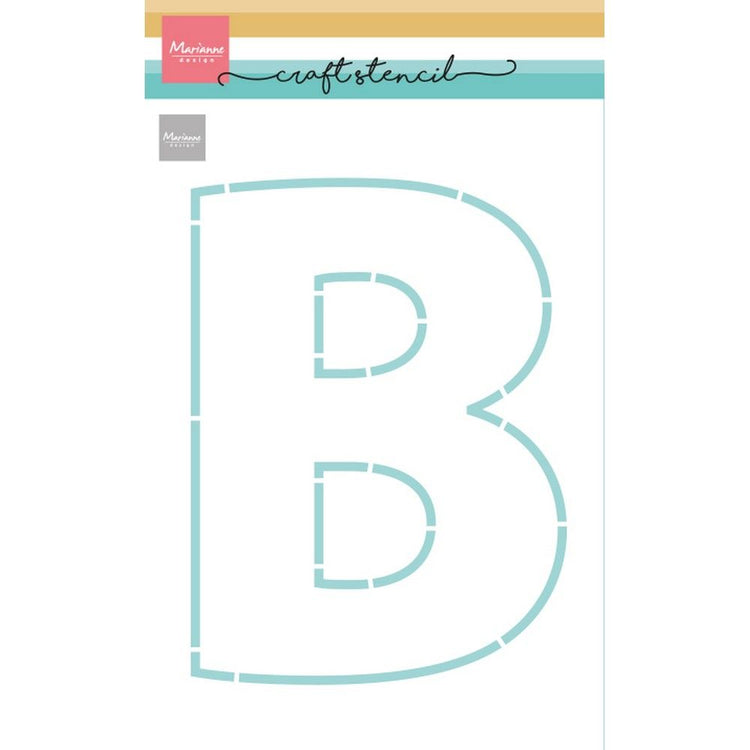 Marianne Design • Bastelschablone Buchstabe B