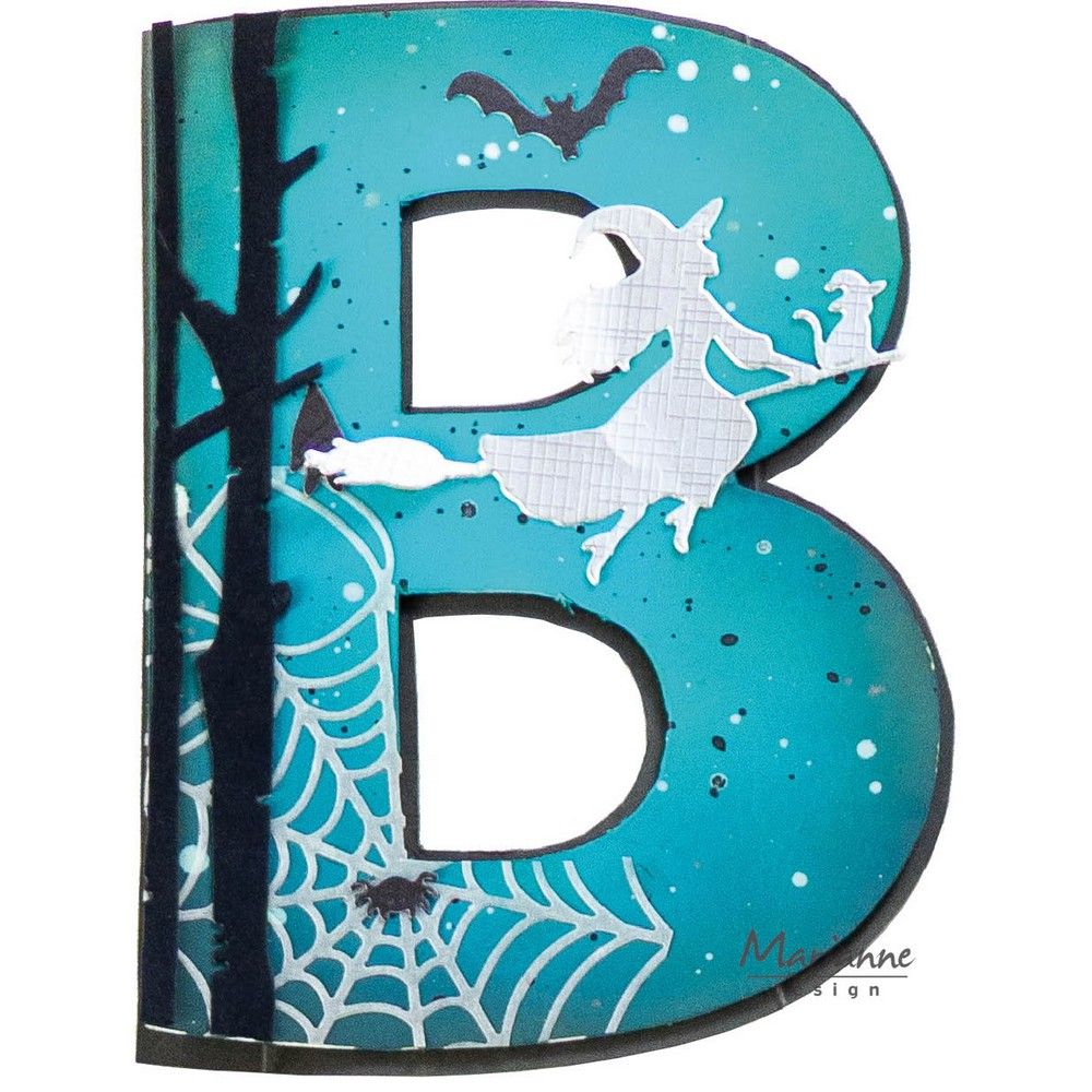 Marianne Design • Bastelschablone Buchstabe B