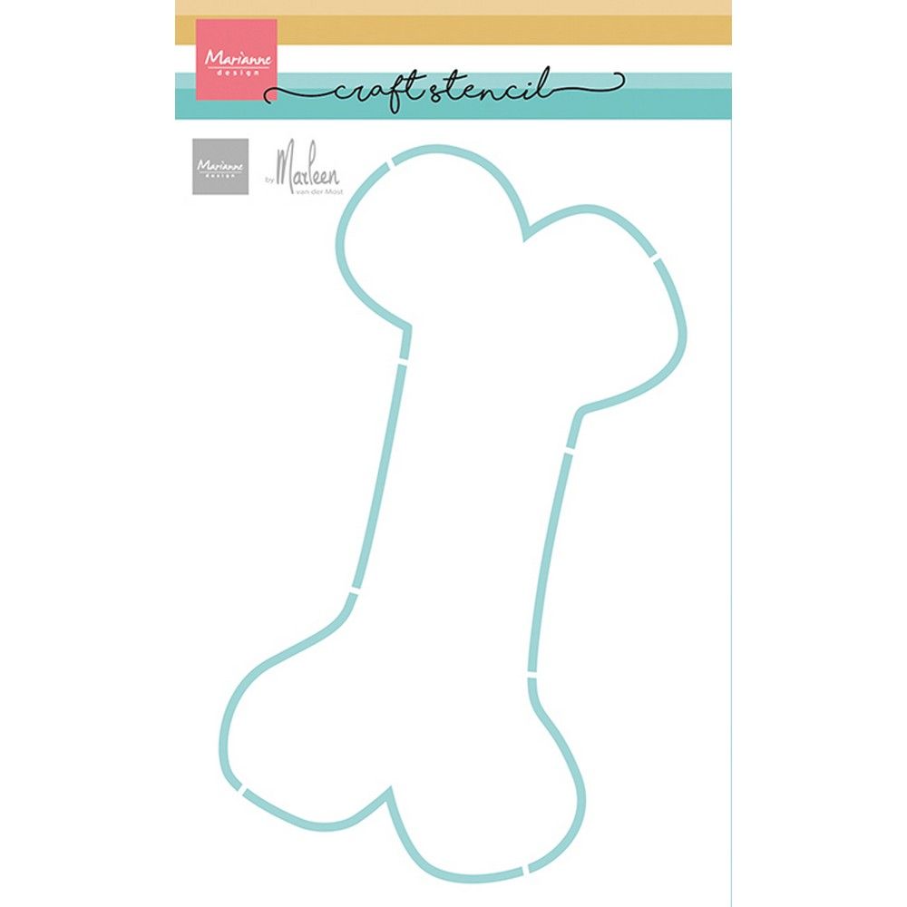 Marianne Design • Bastelschablone „Hundeknochen“ von Marleen