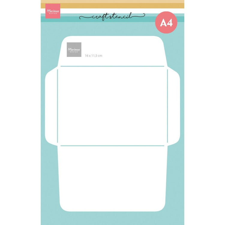 Marianne Design • Bastelschablonenumschlag 11,5 x 16 cm