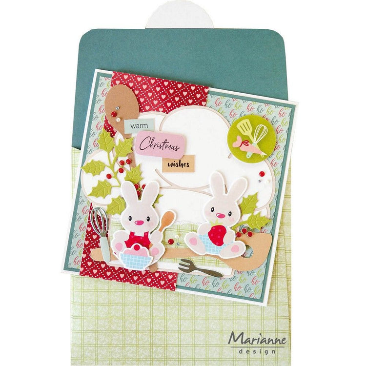 Marianne Design • Bastelschablonenumschlag 14x14cm