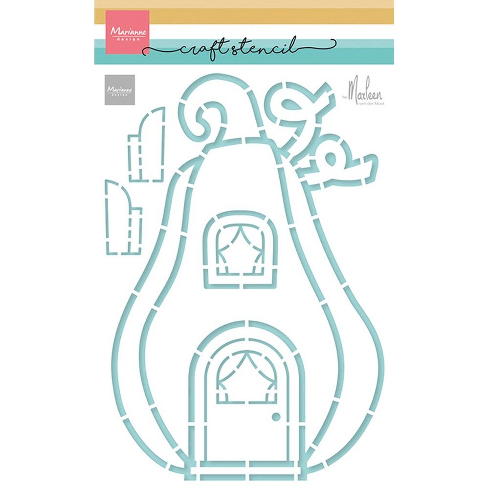 Marianne Design • Schablonen Bastelschablone Kürbishütte von Marleen