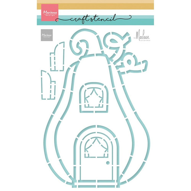 Marianne Design • Schablonen Bastelschablone Kürbishütte von Marleen