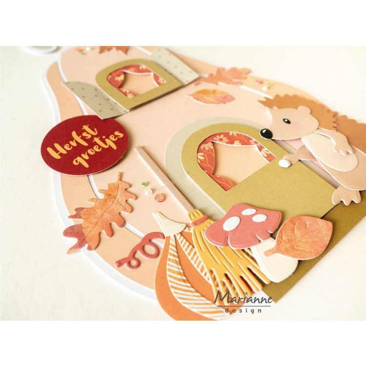 Marianne Design • Schablonen Bastelschablone Kürbishütte von Marleen