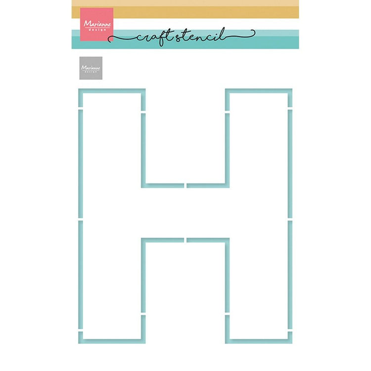 Marianne Design • Schablonen Bastelschablone H-Buchstabe