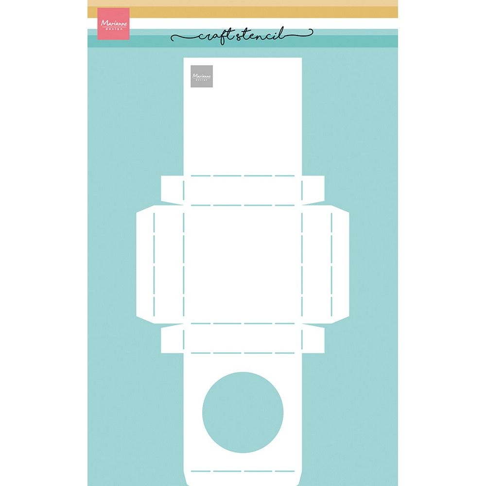 Marianne Design • Teelichtbox mit Bastelschablone