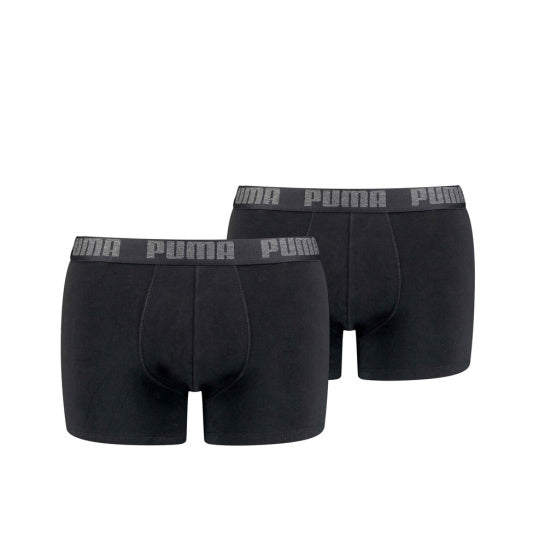 Puma Basic Boxer Short Men (Pack von 2) Schwarze Größe xl