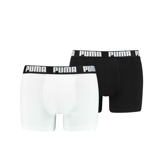 Puma Basic Boxer Short Men (Pack von 2) Schwarzweißgröße l