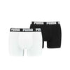 Puma Basic Boxer Short Men (Pack von 2) Schwarzweißgröße xl