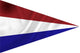 Dokkumer Flaggen Zentralpunktflagge Niederlande 30x45 cm gesponnenes Poly