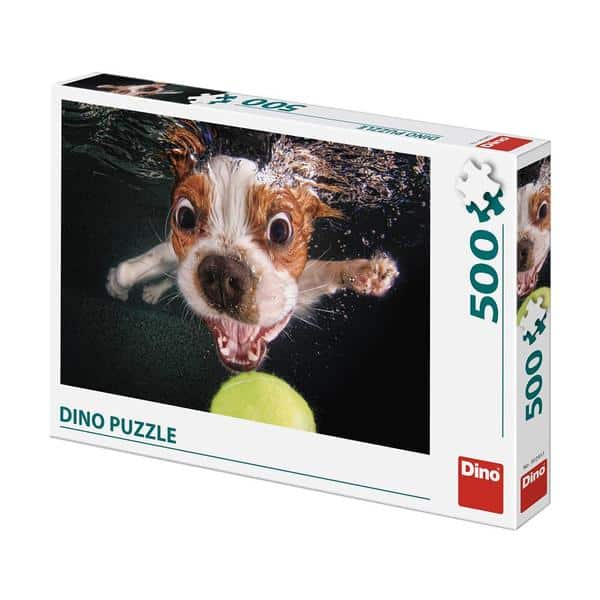 Puzzle Welpe unter Wasser 500 Stücke