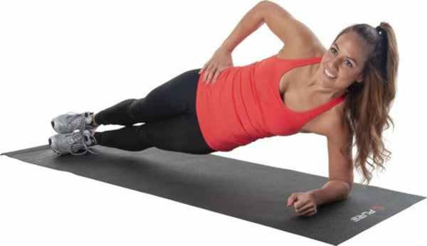 Pure2improve Yogamat 172 x 61 cm schwarz