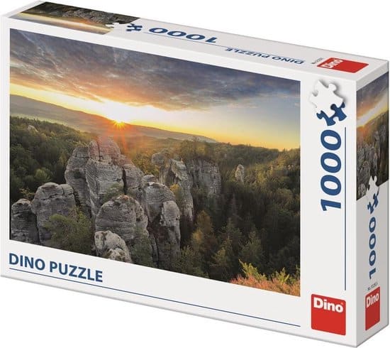 Dinotoys Dino Puzzle - Panorama der Rocky Mountains - 1000 Stücke
