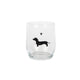 Clayre Eef Trinkglas Dackel 300ml ø 8x9 cm Glas