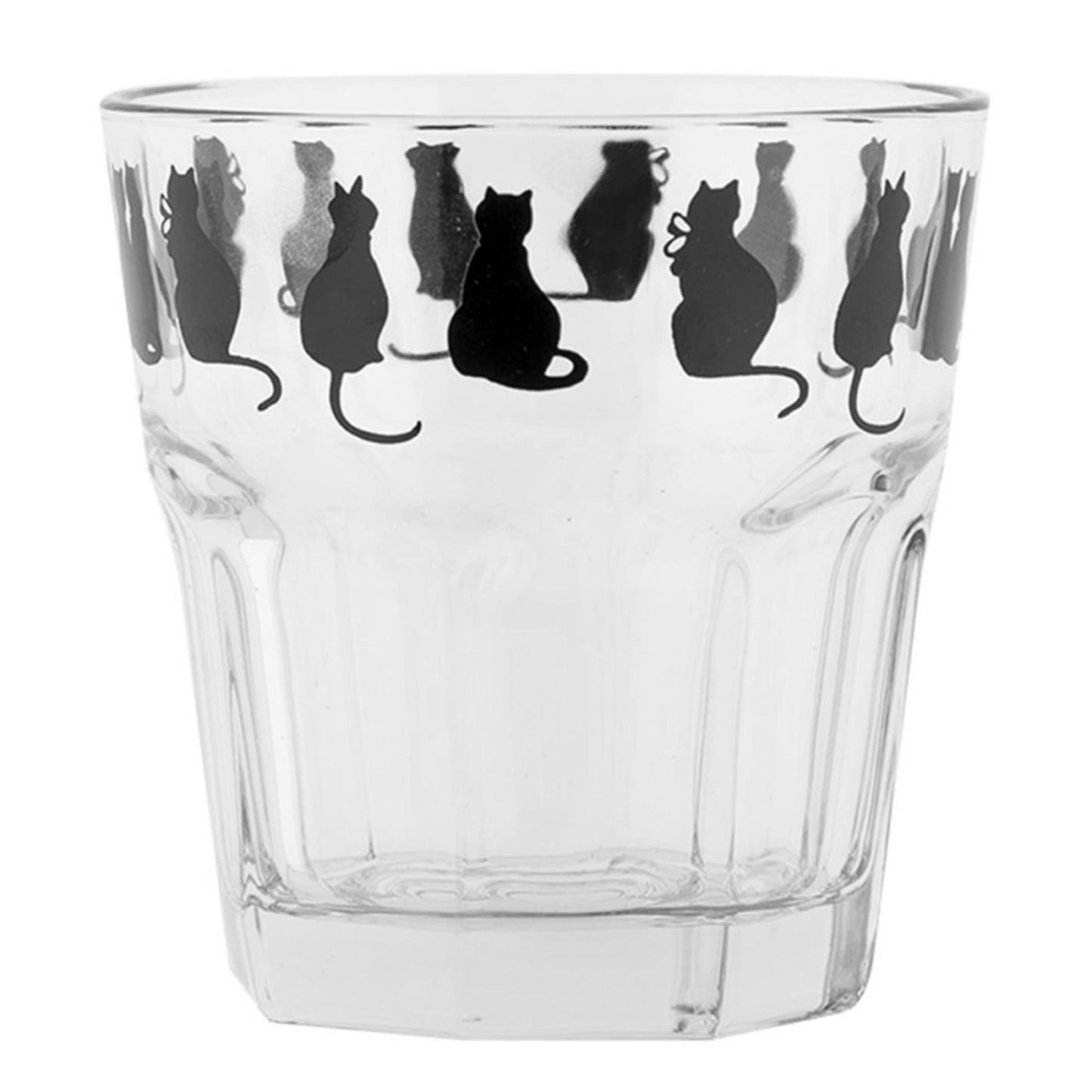 Clayre Eef Trinkglas Katzen 200ml ø8cm