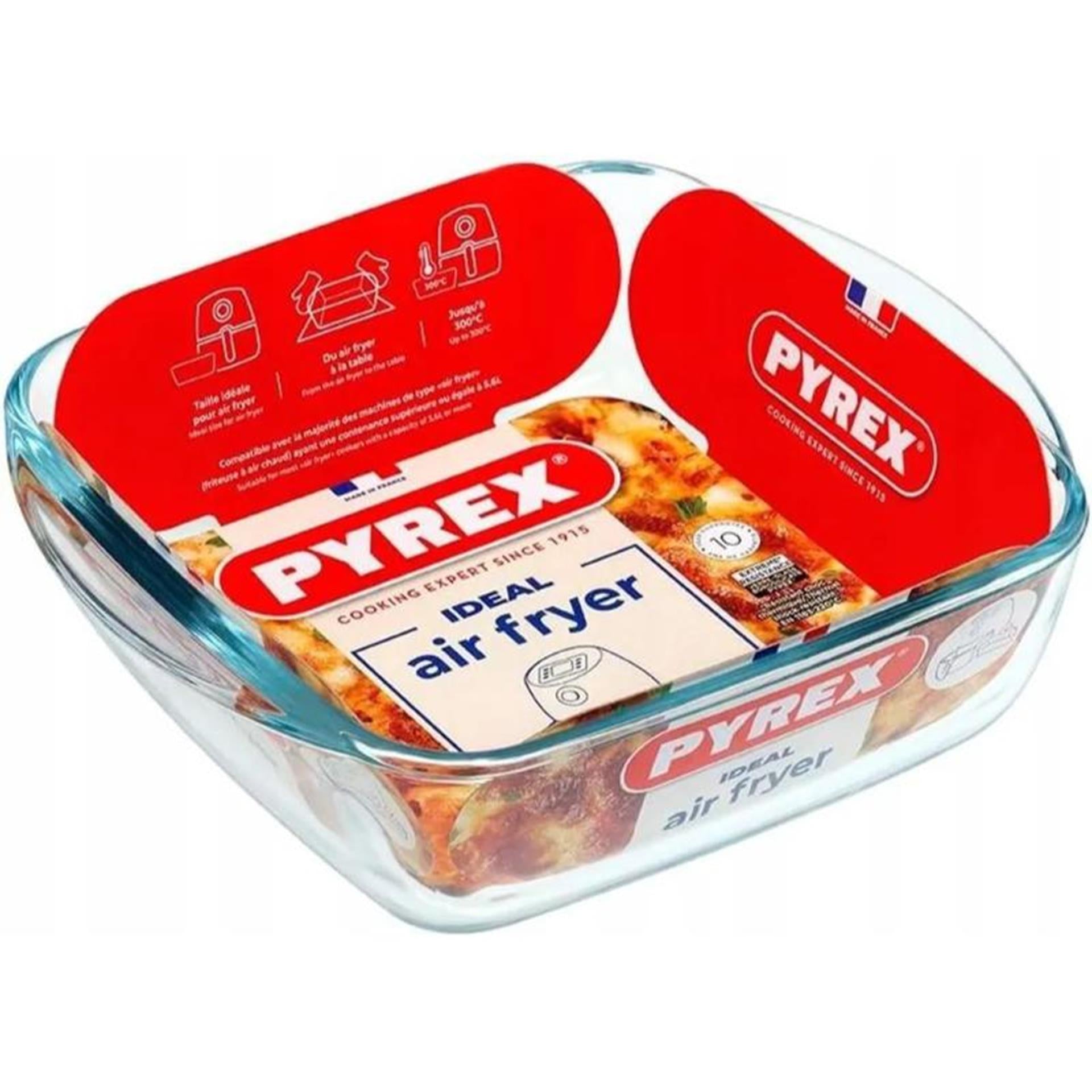 Pyrex Heißluftfritteusen-Auflaufform 20x17x6 cm | 2 Stk