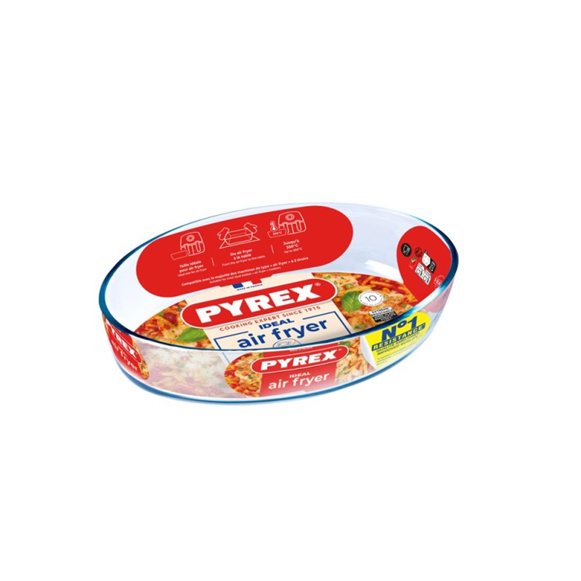 Pyrex-Luftfritteuse, ovale Form, 0,7 l
