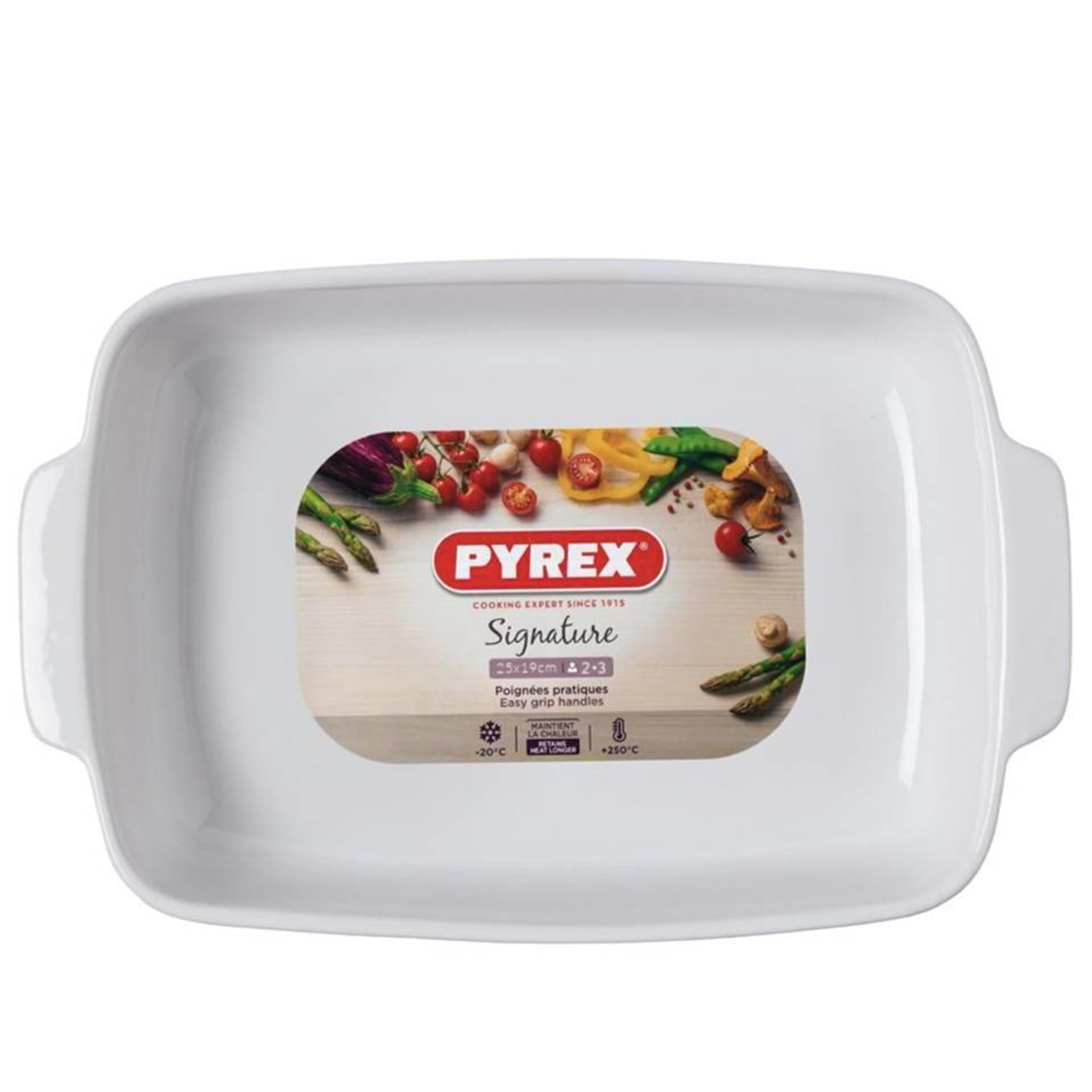 Pyrex Signature Backform 25x19x7cm weiß