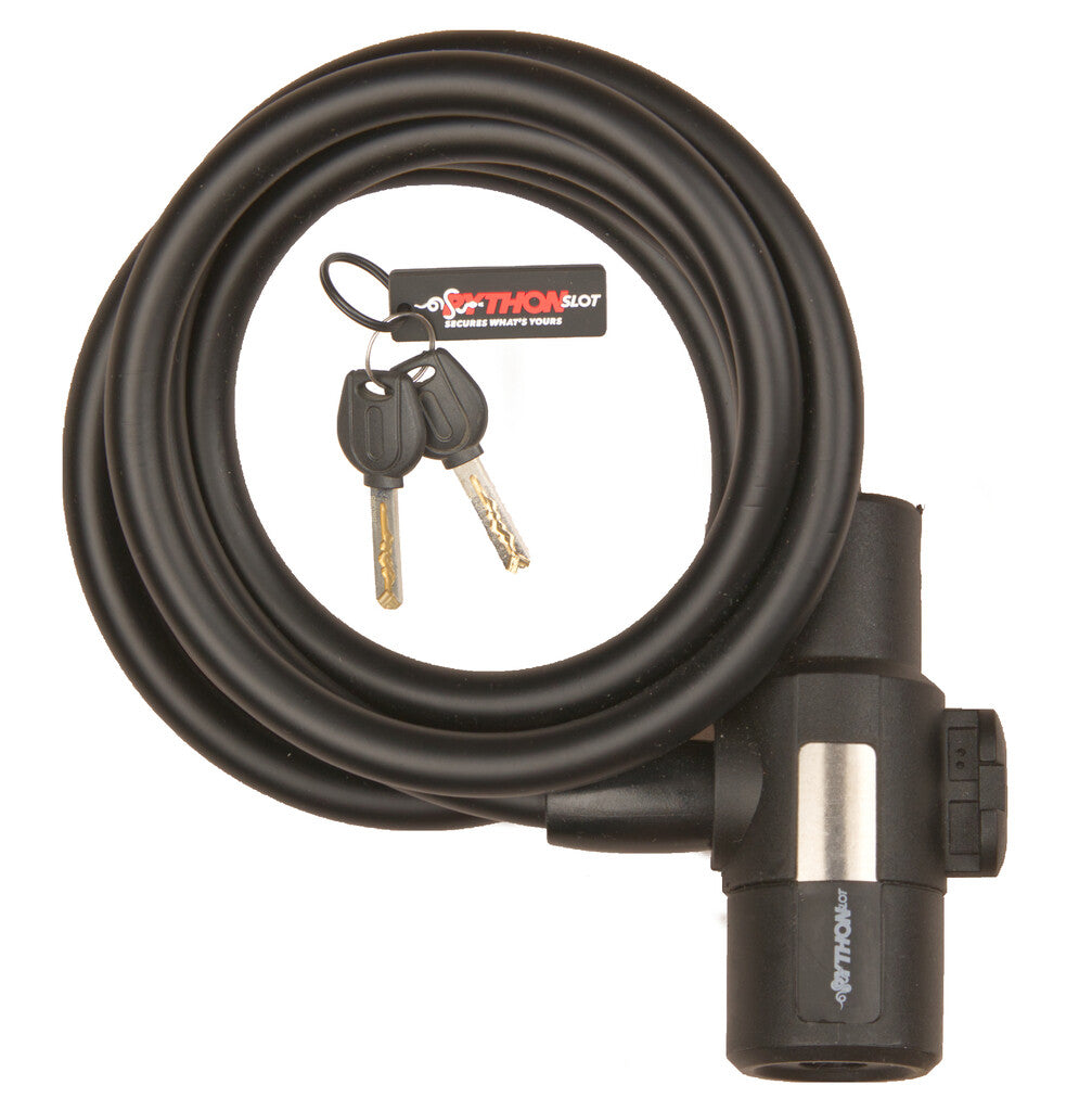 Python Pythonslot Spiral Lock 10mmx150 cm mit Klammer