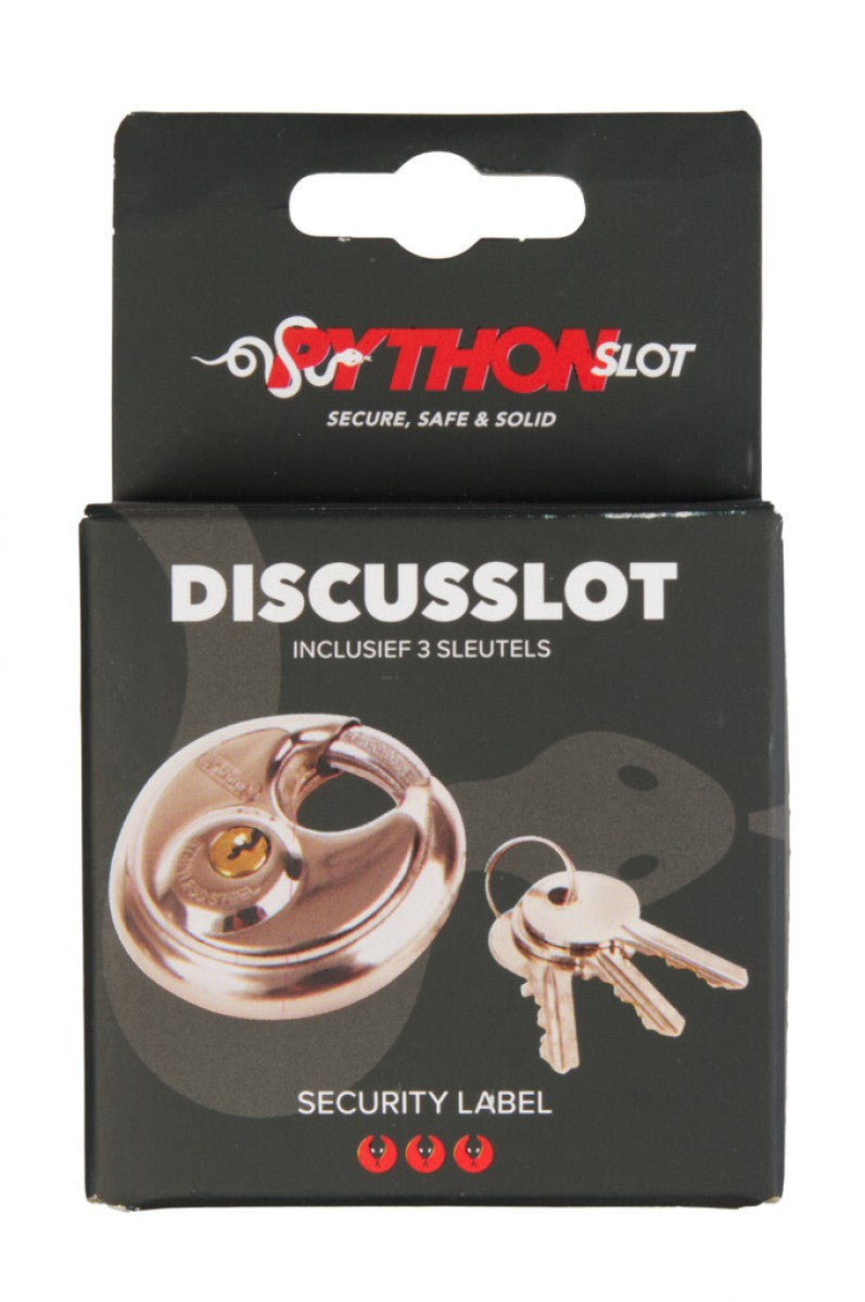 Python Diskusschloss 10x70mm chrom