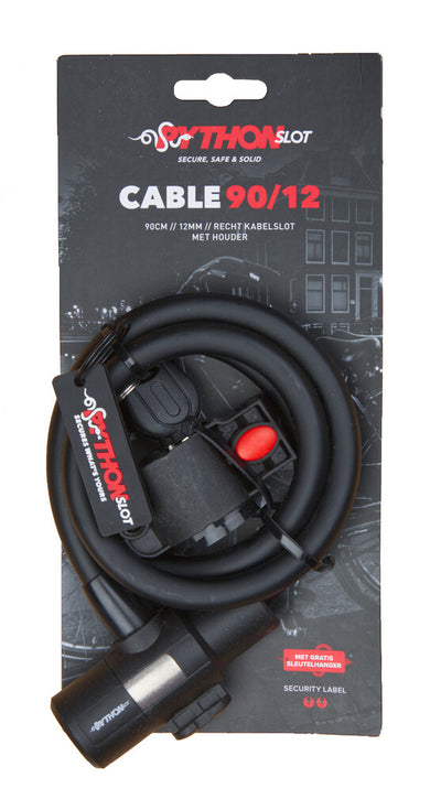 Python Pythonslot Cable Lock 12mmx90 cm mit Klammer