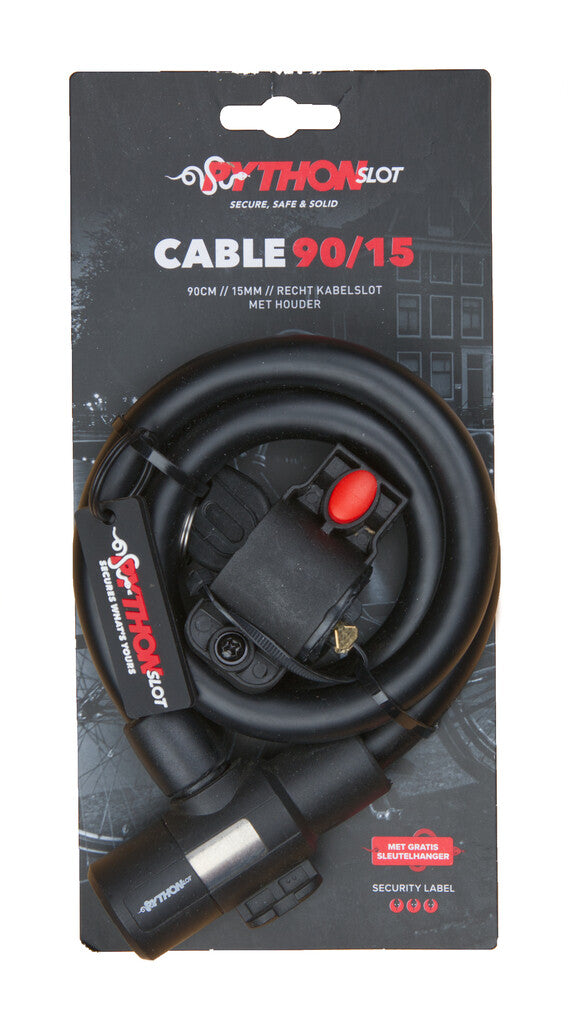 Python Pythonslot Cable Lock 15mmx90 cm mit Klammer