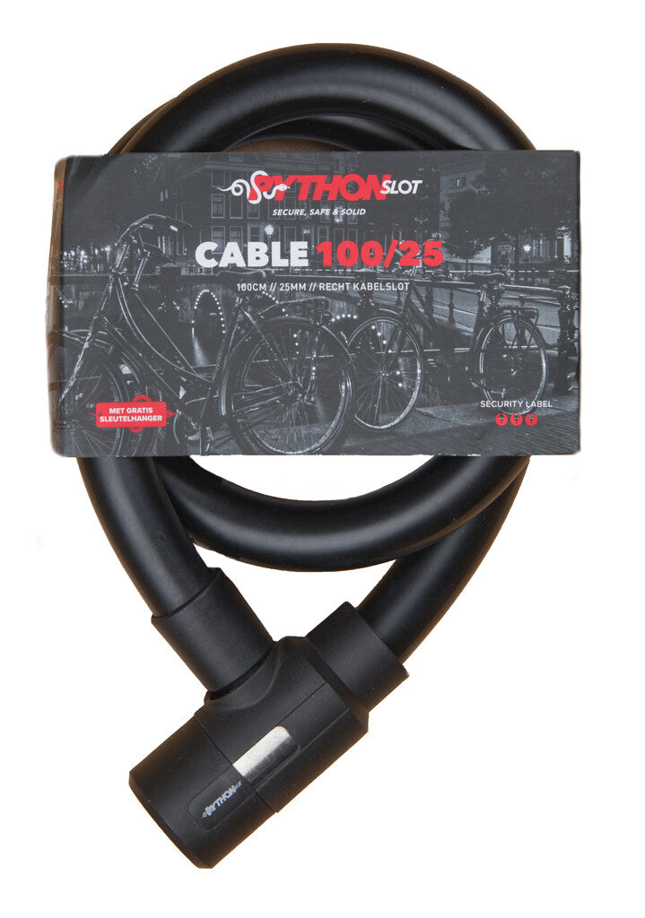 Python Pythonslot Cable Lock 25mmx100 cm
