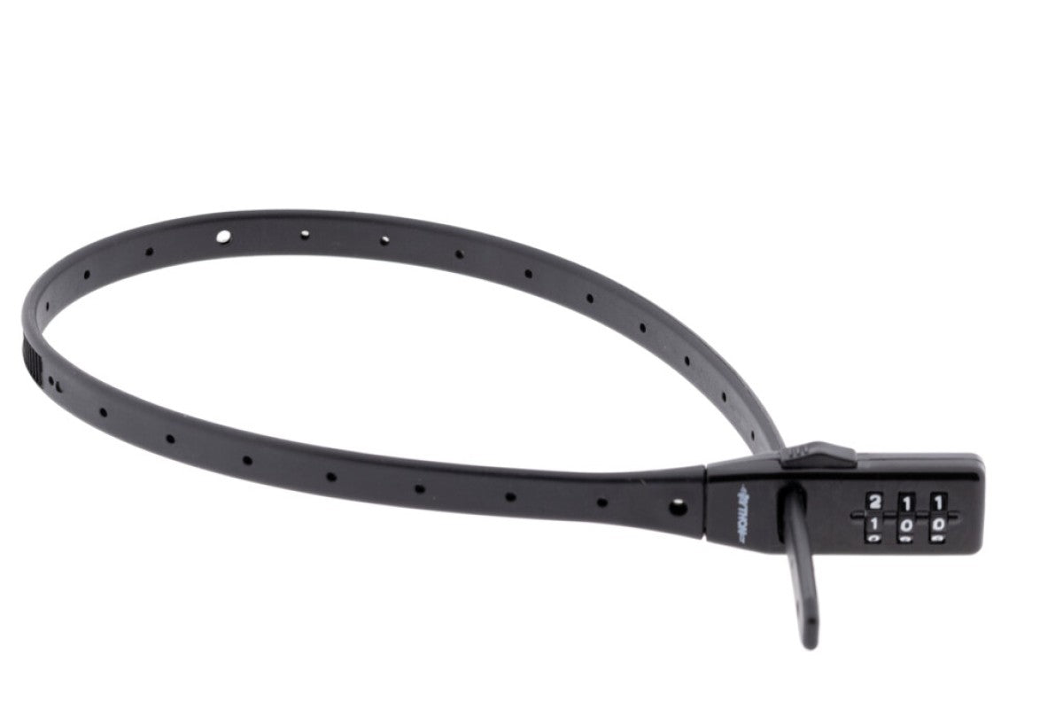 Python-Schloss-Kabelbinderschloss-Kombination 53 cm, schwarz