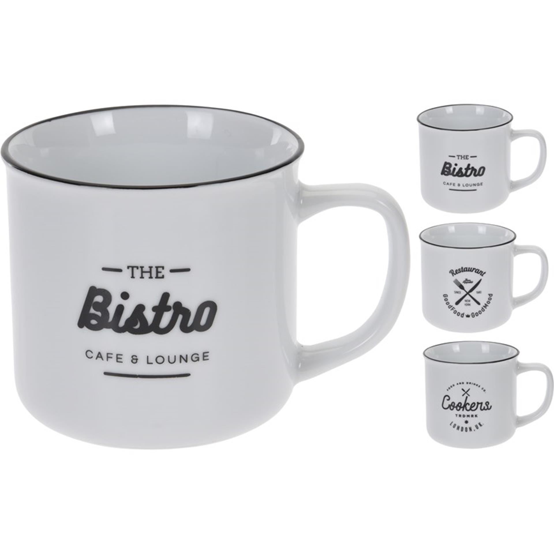 Ausgezeichnete Haushaltsware-Tasse aus Porzellan, 320 ml