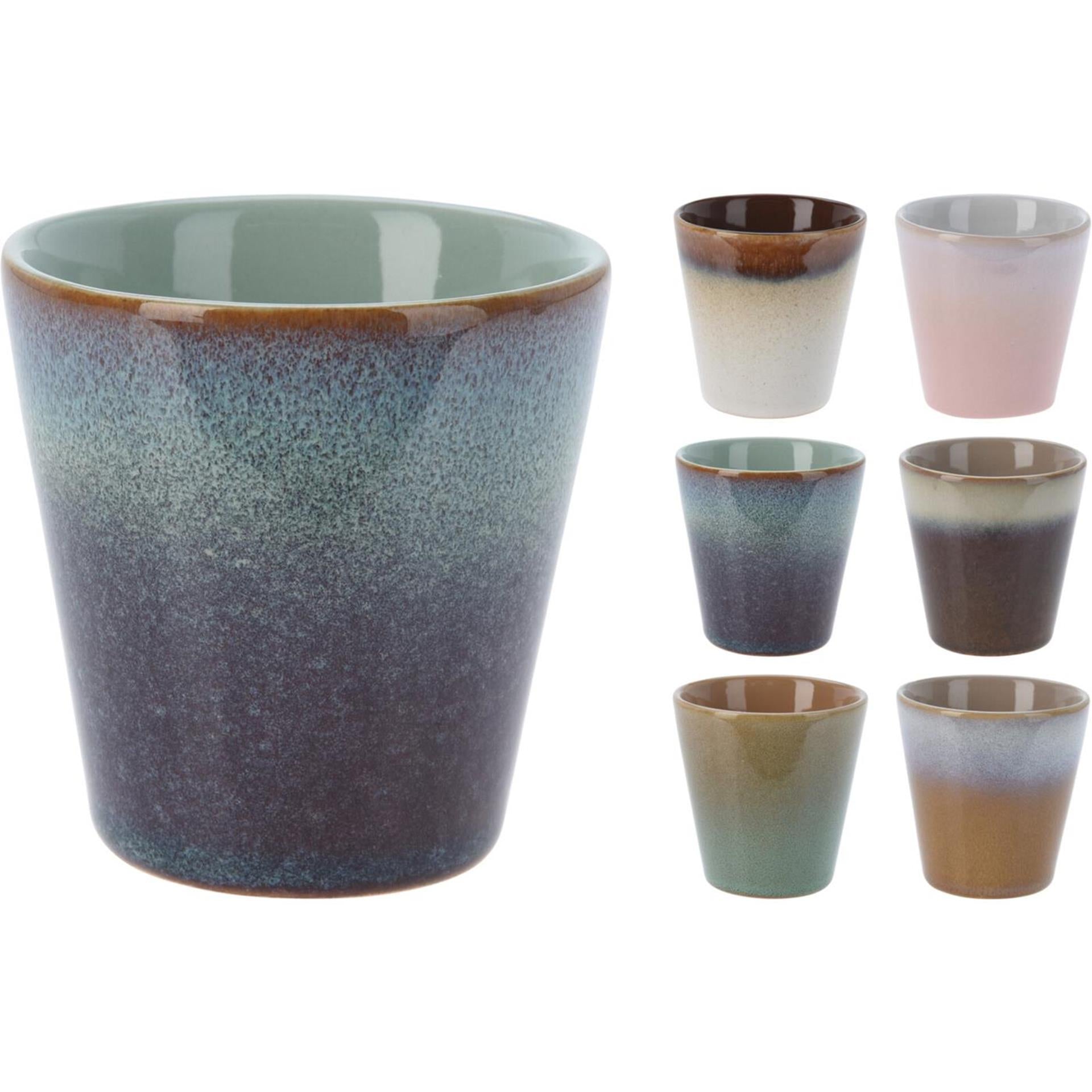 Excellent Houseware-Becher aus Steingut, 100 ml