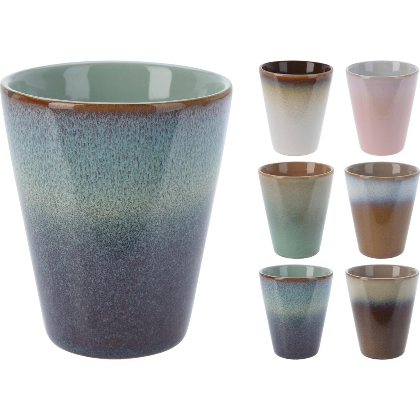 Excellent Houseware-Becher aus Steingut, 320 ml