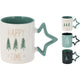 Home-Styling-Becher aus Porzellan, 380 ml