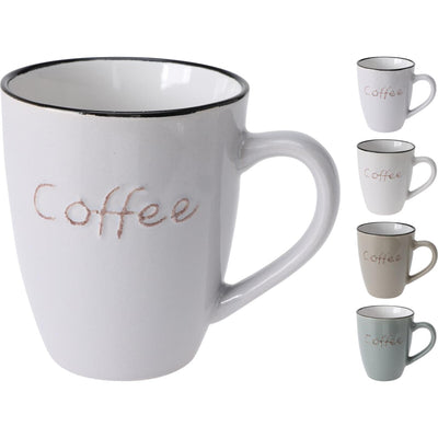Excellent Houseware-Becher aus Steingut, 350 ml