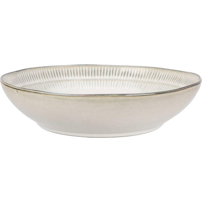 Excellent Houseware Teller aus tiefem Steinzeug, Durchmesser 20 cm, Schachtel mit 6 Stück